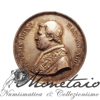 Medaglia Pio IX 1857 Opus