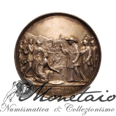 Medaglia Pio IX 1857 Opus