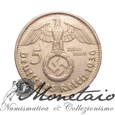 5 Reichsmarks 1936 D