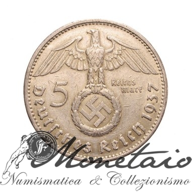 5 Reichsmarks 1937 A