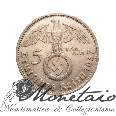 5 Reichsmarks 1937 D
