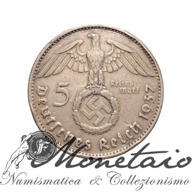 5 Reichsmarks 1937 E