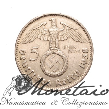5 Reichsmark 1938 J