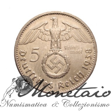 5 Reichsmark 1938 E