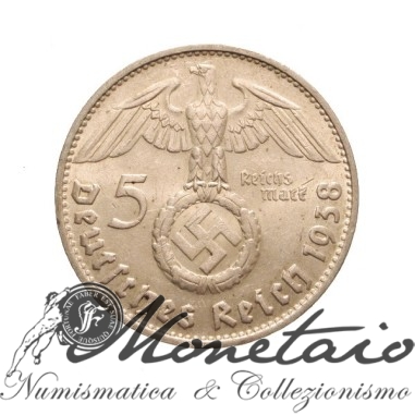 5 Reichsmark 1938 D