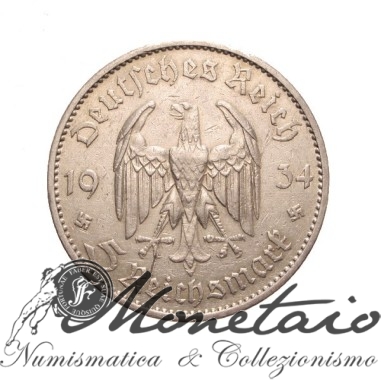5 Reichsmark 1934 A