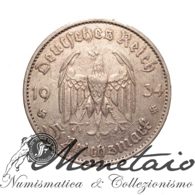 5 Reichsmark 1934 G