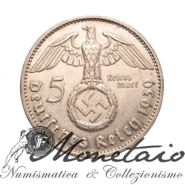 5 Reichsmark 1939 F