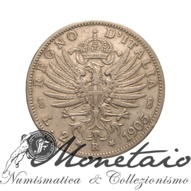 2 Lire 1905 "Aquila Sabauda"
