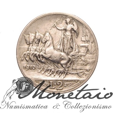 2 Lire 1910 "Quadriga Veloce"