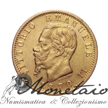 20 Lire 1870 Roma