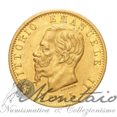 20 Lire 1875 Roma