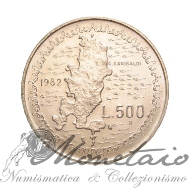 500 Lire 1982 "Giuseppe Garibaldi"
