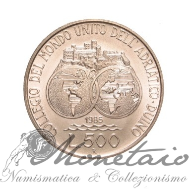 500 Lire 1985 "Mondo Unito"