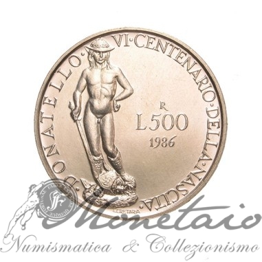 500 Lire 1986 "Donatello"