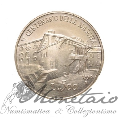 500 Lire 1990 "Tiziano Vecellio"
