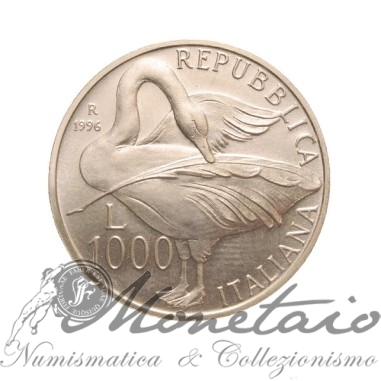 1000 Lire 1996 "Eugenio Montale"