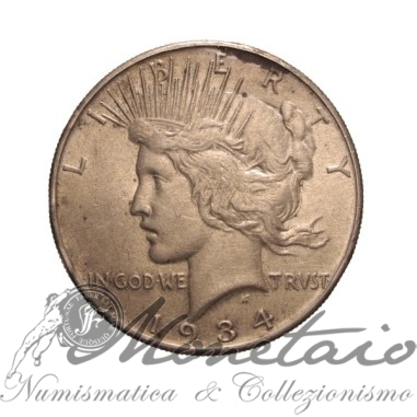 1 Dollaro 1934 "Peace"
