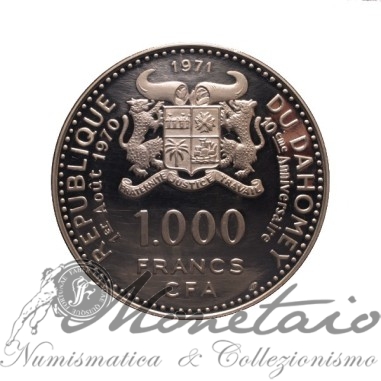 1000 Francs 1971 "Independence"