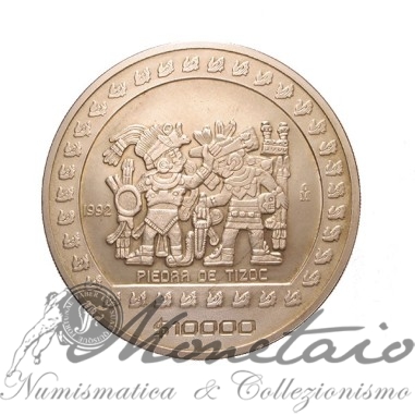 10.000 Pesos 1992 "Piedra de Tizoc"