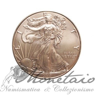 1 Dollaro 2018 "Walking Liberty"