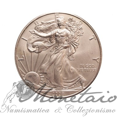 1 Dollar 2008 "American Silver Eagle"