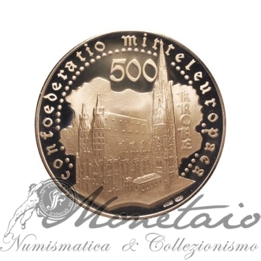 Medaglia 500 Corone "Confederatio Mitteleuropae"