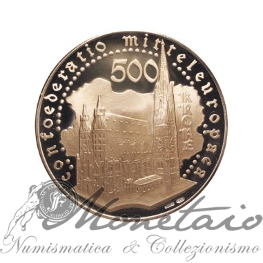 Medal 500 Corone "Confederatio Mitteleuropae"
