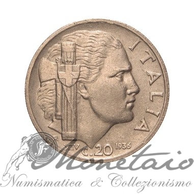 20 Centesimi 1936 "Impero"