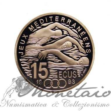 100 Francs 1993 "15 Eucs Mediterranean Games"