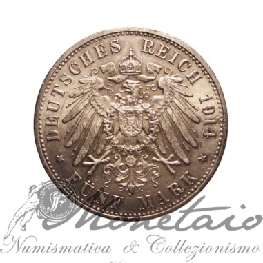 5 Mark 1914 A Wilhelm II