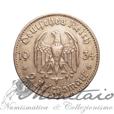 2 Reichsmark 1934 A "Posdam Garrison"