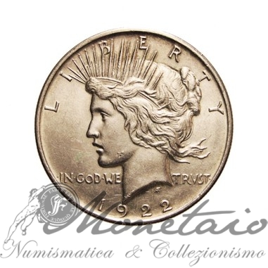 1 Dollaro 1922 D "Peace"