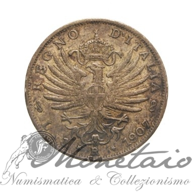 1 Lira 1907 "Aquila Sabauda"