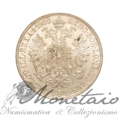 1 Florin 1860 A Franz Joseph I