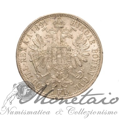 1 Florin 1891 Franz Joseph I