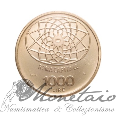 1.000 Lire 1970 PROVA "Roma Capitale" Silver