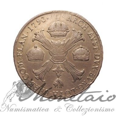Kronenthaler 1793 M - Milano - Francesco II
