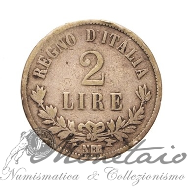 2 Lire 1863 "Valore" Napoli
