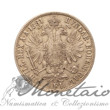 1 Florin 1881 Franz Joseph I