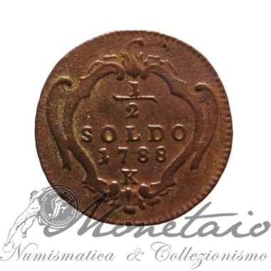 1/2 Soldo 1788 K Gorizia - Joseph II