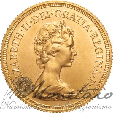 Sterlina d'oro Elisabetta II (Coroncina)