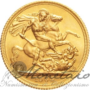 Sterlina d'oro Elisabetta II (Fiocchetto) 2