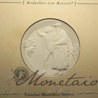 Medaillen von Meissen Porzellan Leipzig
