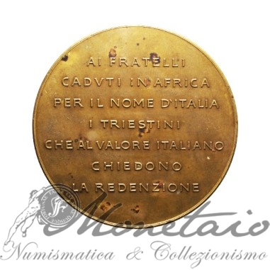 Medaglia 1896 "I Triestini ai Fratelli Caduti...
