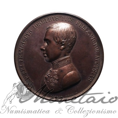 Medaglia 1850 "Posa I pietra ferrovia Meridionale"