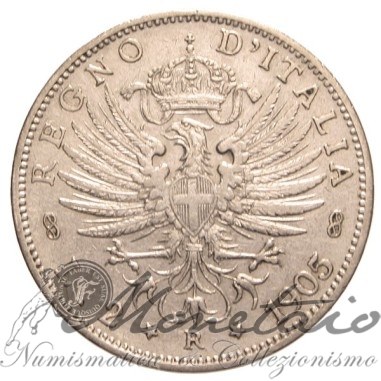 2 Lire 1905 "Aquila Sabauda"