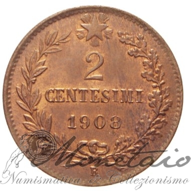 2 Cents 1908 "Valore"