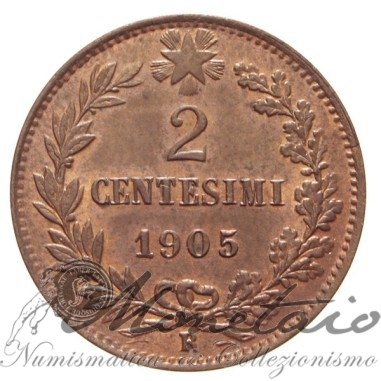 2 Cents 1905 "Valore"