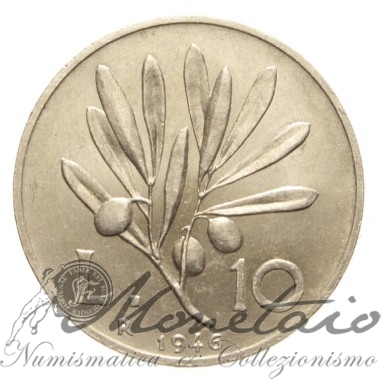 10 Lire 1946 "Ulivo"